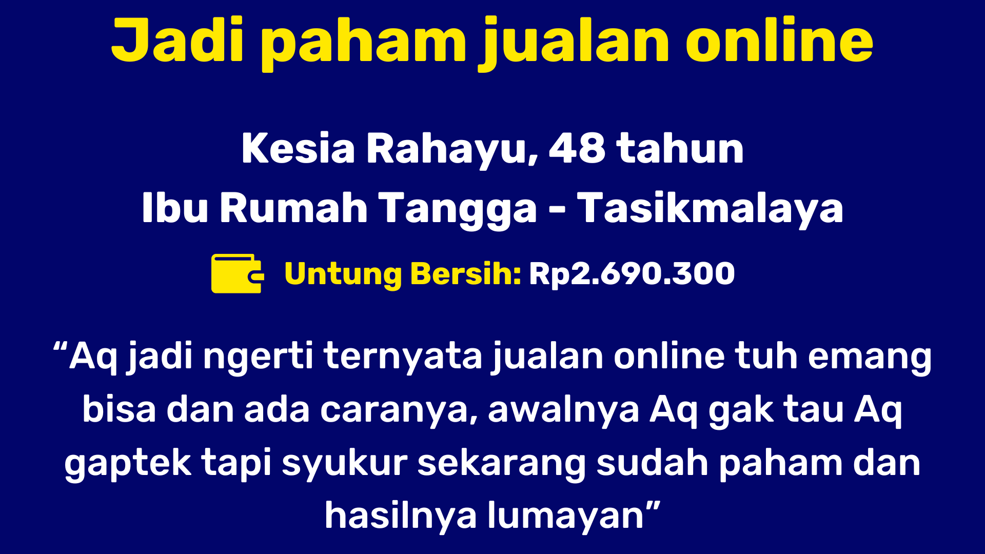 Tutorial Bisnis Online